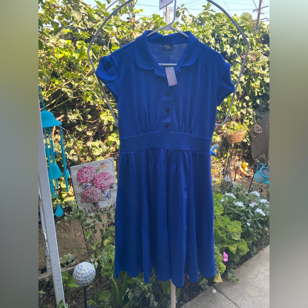 RockSteady Blue collar dress